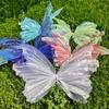 Color-Changing Yarn Butterfly Décor: Large 3D Wedding & Home Photography Prop