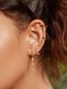 Solitaire Cubic Zirconia 925 Silver Stud Earrings E059-03G.