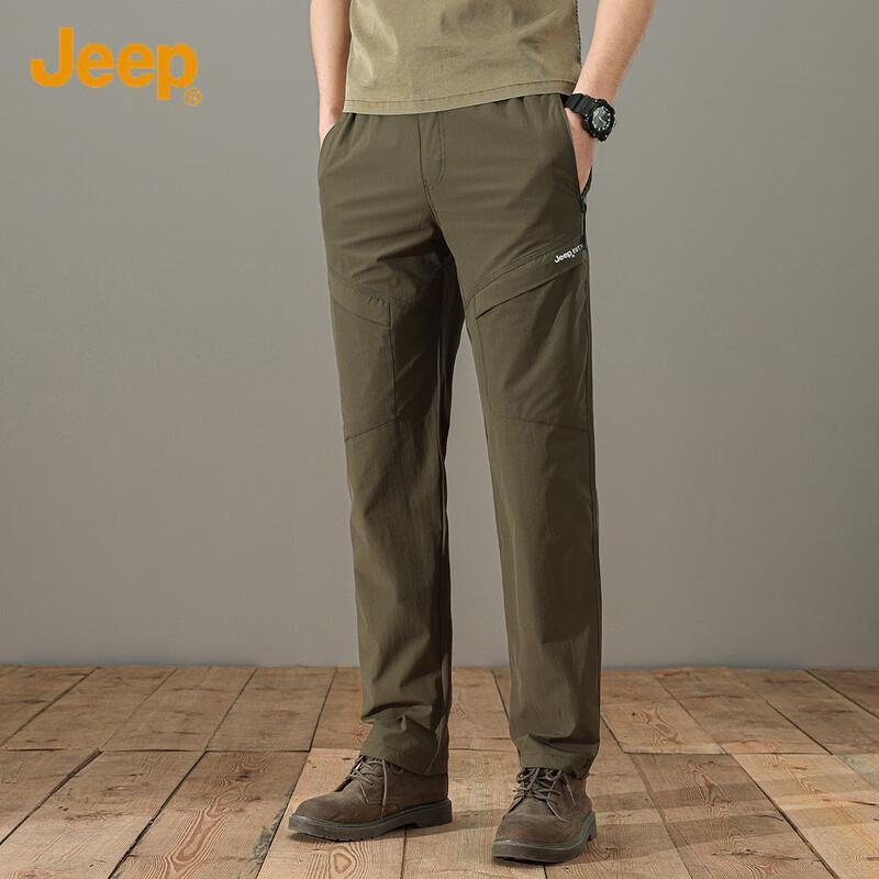 Jeep Men's Cargo Straight-Leg Pants