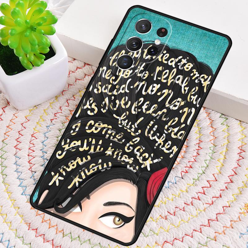 Amy Winehouse Legardary Singer Phone Case for Samsung Galaxy Note 10 Pro S26 Ultra S23 S24 FE S25 S21 S22 PLUS Shockproof Cove