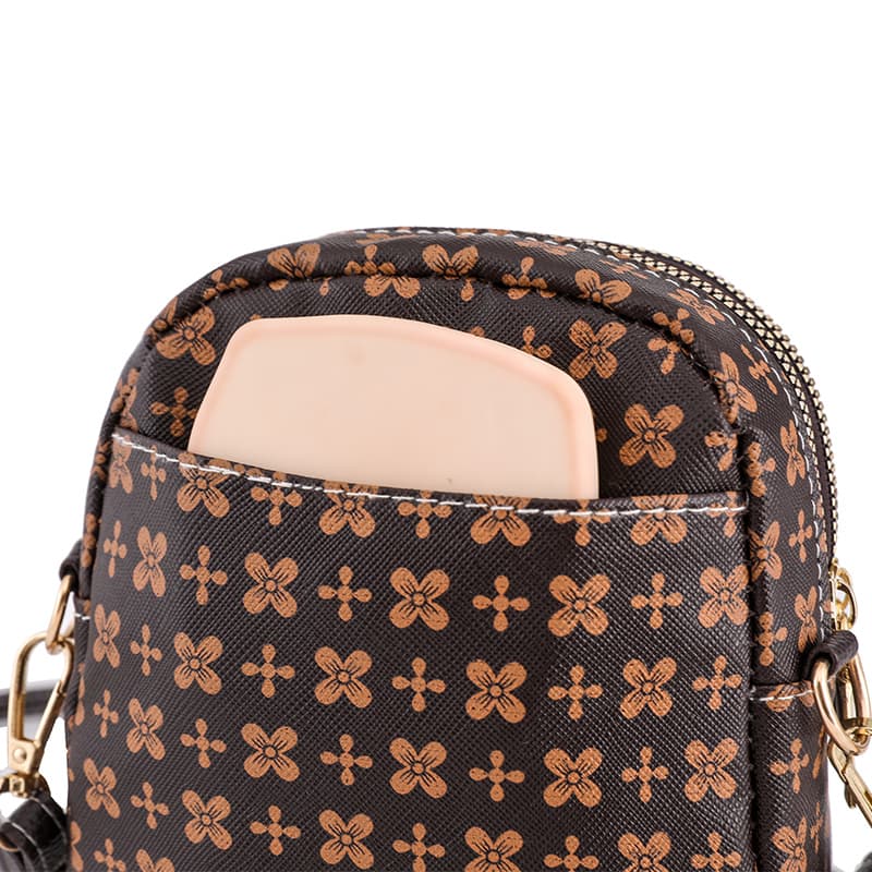 Crossbody bag Mobile phone bag Mini women's printed shoulder bag