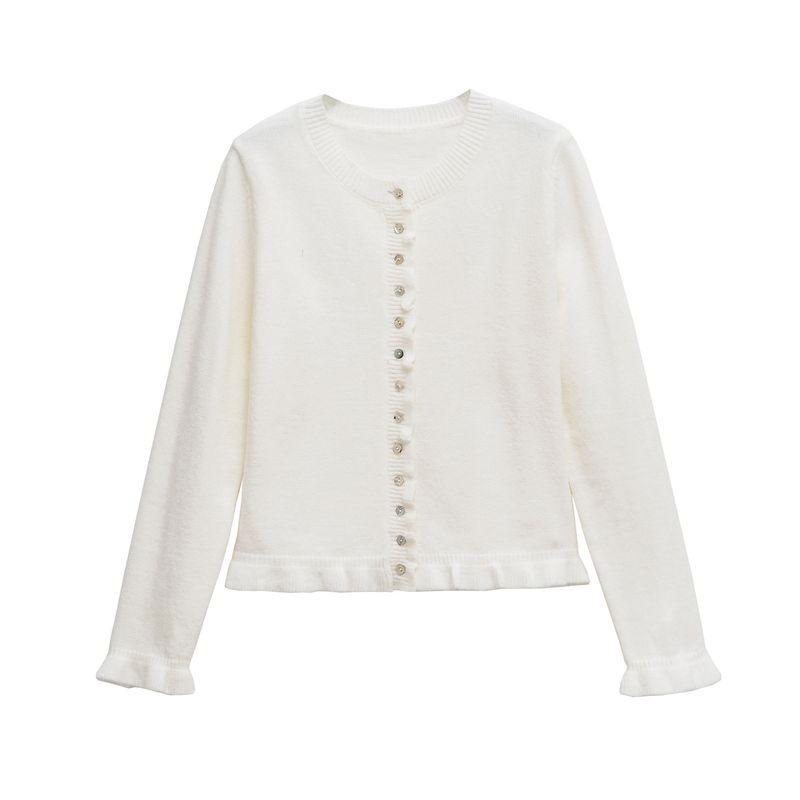 Araltay New Western Style Women Clothes Versitile Fashion Long Sleeve Laminated Decorative Knitted Outerwear 2756114