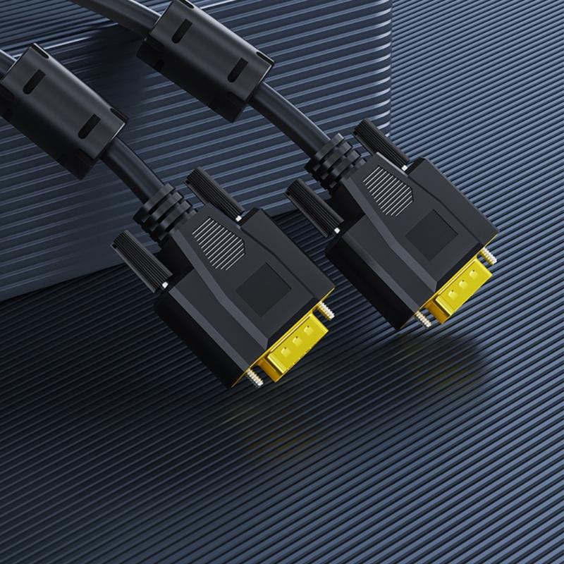High Performances VGA Connectors Cable Builts In EMIs Protections Ensures Stable Signals for Home Theater Systems