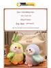 Jiujiu Cartoon Bird Plush Keychain: Parrot Doll Pendant for Kids' Bags