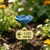 Insekten-Wassernapf Blumenförmige Bienen-Trinkstation Bestäuber-Hydrationsbecher für Bienen Schmetterlinge Outdoor-Garten-Hof-Dekoration