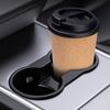Inserto in Silicone per Portabicchieri nella Console Centrale, Portabevande Protettivo in Silicone, Inserto Antiscivolo per Portabicchieri per Auto