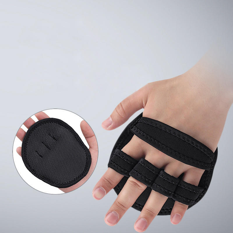 Powerlifting Gym Gloves Breathable Horizontal Bar Booster Gloves Weightlifting Leather Palm Guard Fitness Gloves For Men Women