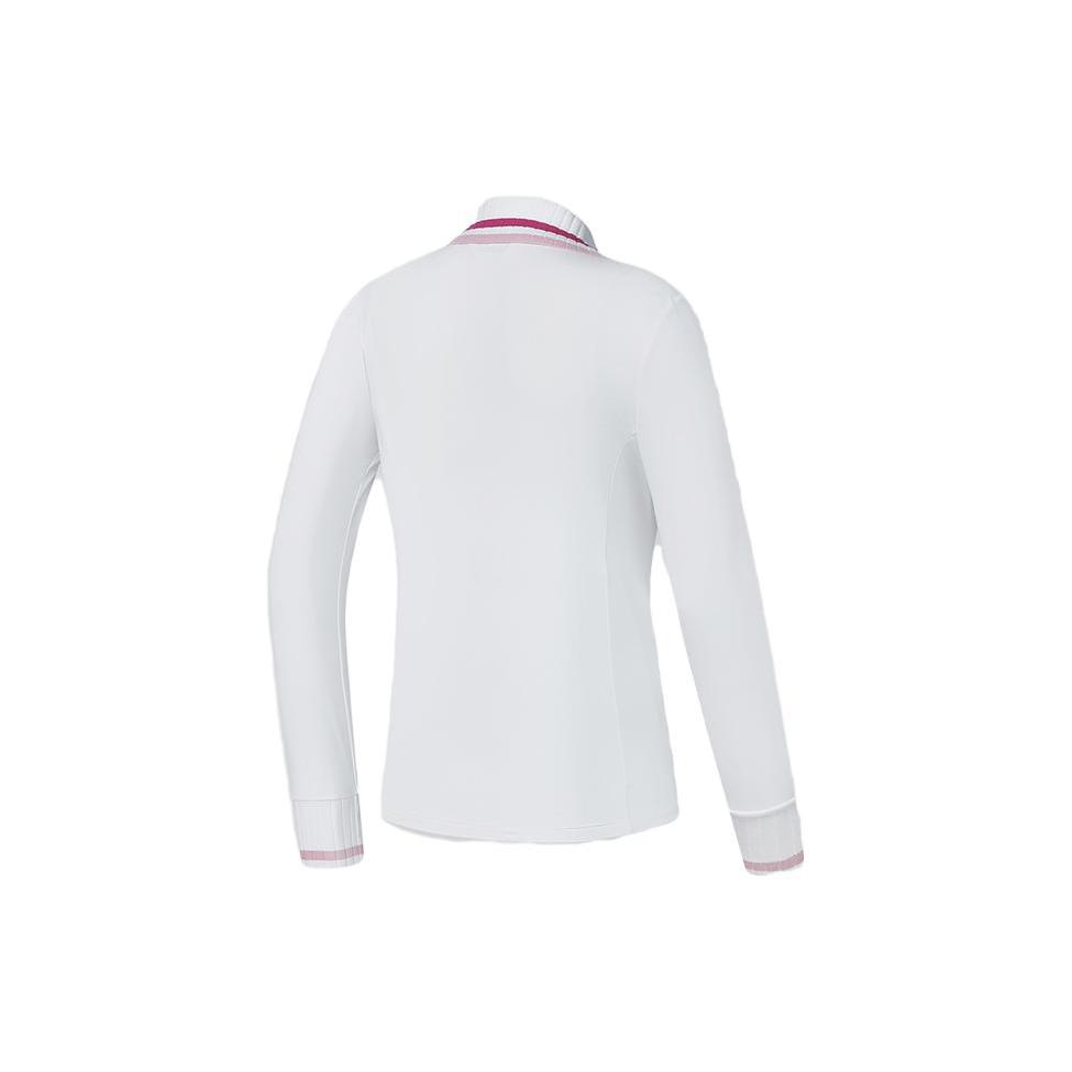 New FILA Golf Series Polo Shirt Women's Jade White A11W415204F-WT