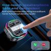 C3 Bluetooth-compatible Hands-free Call Adapter FM Transmitter Car MP3 Music Player Type-C+Dual USB Car Charger