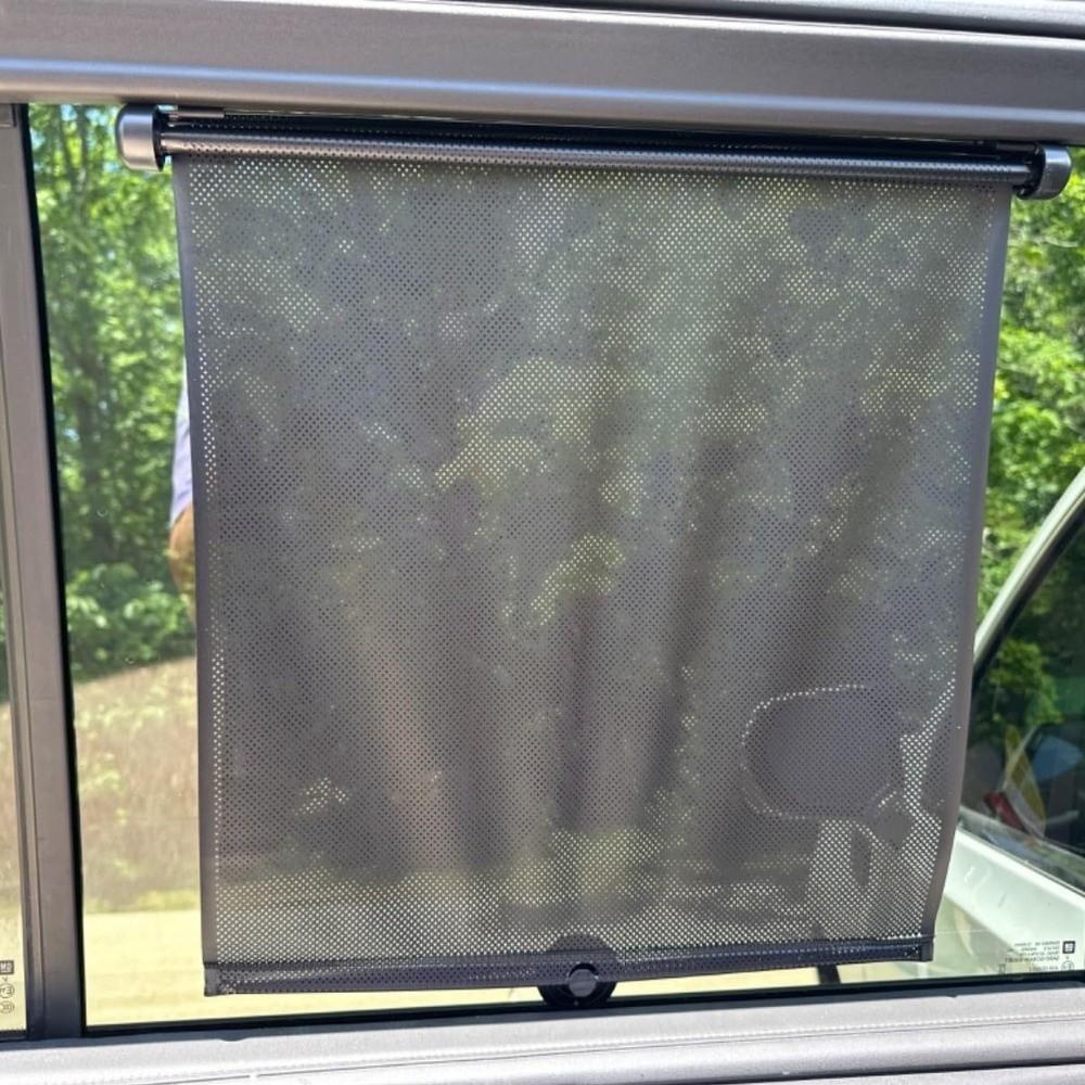 Glare Reduction UV Blocking Window Visor Sturdy Retractable Sunshade  Travel-Friendly