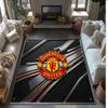 Tappeto in Flanella Stampato Manchester United Antiscivolo Morbido Poliestere Tappeto per Pavimento Tappetino Decorativo per Interni per Camera da Letto Soggiorno Divano