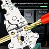 Tuosen Electrician's Multifunctional Cable and Wire Stripper Pliers with Voltage Tester