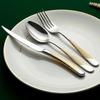 German stainless steel steak knife and fork set European food grade stainless steel household high-end western tableware three-piece set