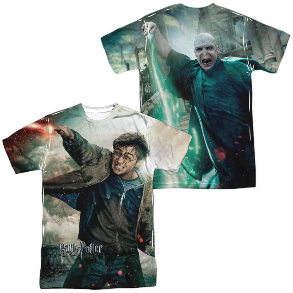 HARRY POTTER HARRY VS VOLDEMORT Licensed Men039;s Graphic Tee Shirt SM-3XL Unisex T-Shirt S