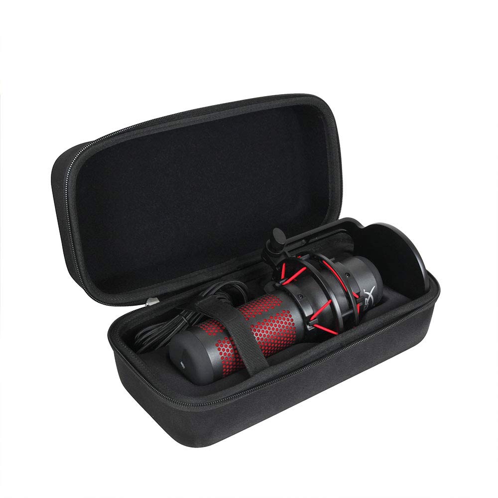 Kingston HyperX QuadCast Standalone Microphone HX-MICQC-BK Storage Case - Hermitshell (Black)