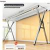 Xinjingzhou Stainless Steel Folding Telescopic Clothes Drying Rack