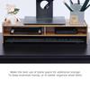 Heighten Shelf Rack Shelf Stand Holder for Display Screen Keyboard Base Bracket Cherry Wood