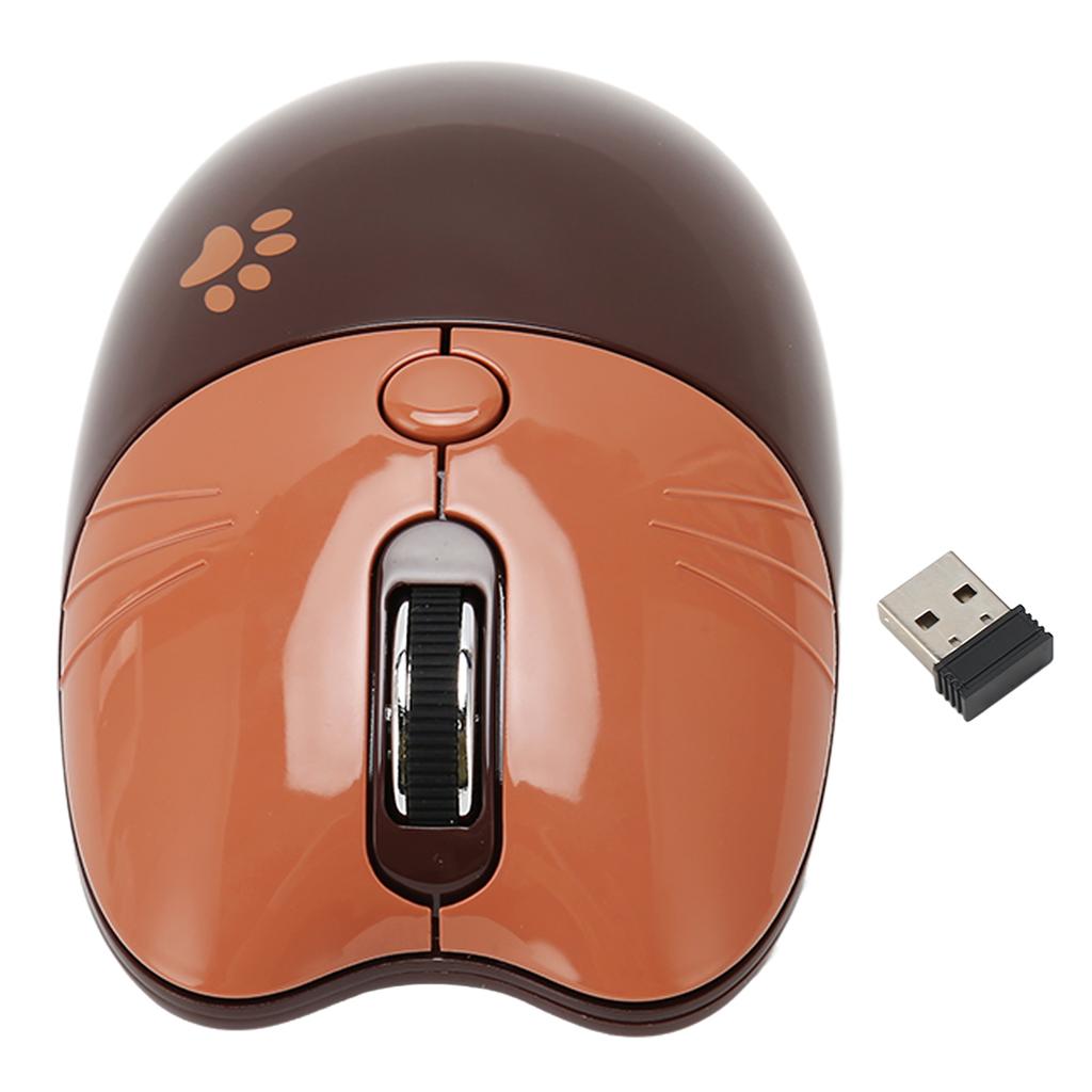 Wireless Mouse BT5.1 Or 2.4GHz Silent Click Adjustable DPI Auto Sleep Office Mouse for Girl Working