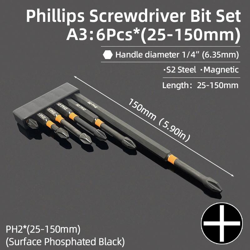 Sechskant-Inbusschlüssel-Schraubendreher-Bit-Set, magnetisch, Kreuzschlitz, Torx, Pflaume, manipulationssichere Bohrer, Schraubendreher, Handwerkzeuge