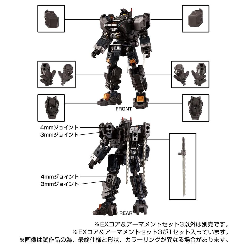T-SPARK Diaclone EX Core & Armament Set 3