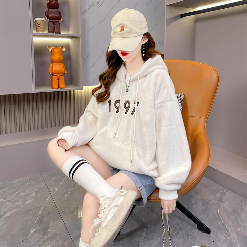 IMAGINEX Women's Urban Casual Long-Sleeve Hooded Sweatshirt