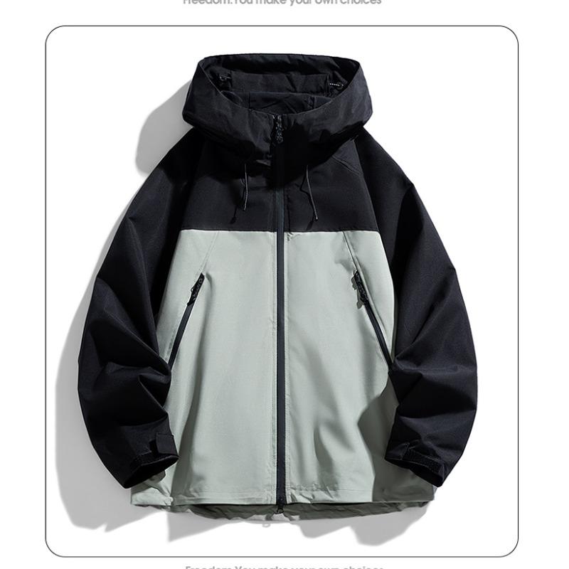 Shocksuit Men's Spring and Autumn Jacket Men's Thin Jacket Women's Waterproof Windbreaker Outdoor Mountaineering Jacket