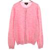 Long Sleeve Knit Cardigan M Pink Women Used