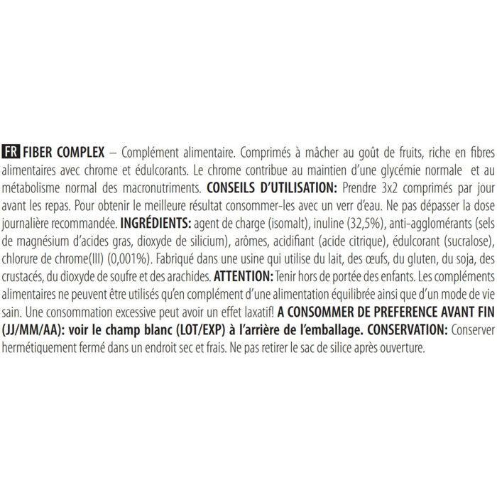 Réducteur d'appétit biotech usa - fiber complex - fruit punch 120 comprimés