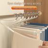 Goose-shaped Non-slip Pants Hanger with Traceless Z-design for Wardrobe Storage.