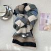 Apparel Accessories Korean Style Scarf Letter Embroidery Autumn Winter Shawl Scarf  Gift