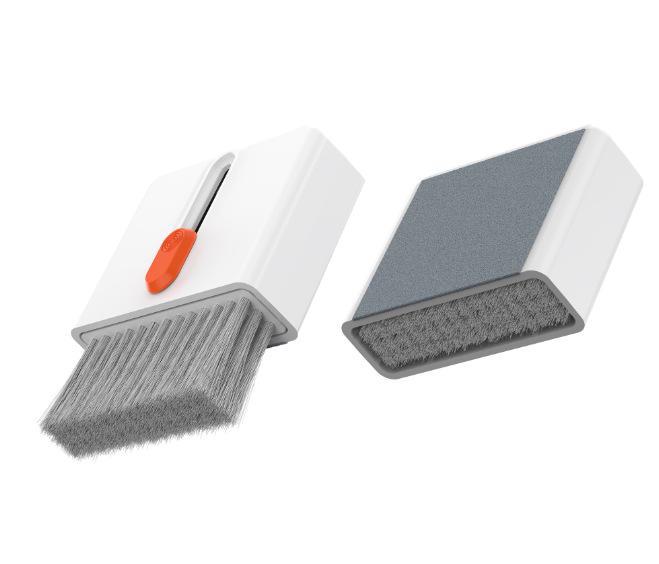 Kit di pulizia per dispositivi: Pulitore per Schermo, Spazzola per Rimuovere la Polvere, Penna per Fessure del Telefono, Detergente per Auricolari, Panno per Notebook