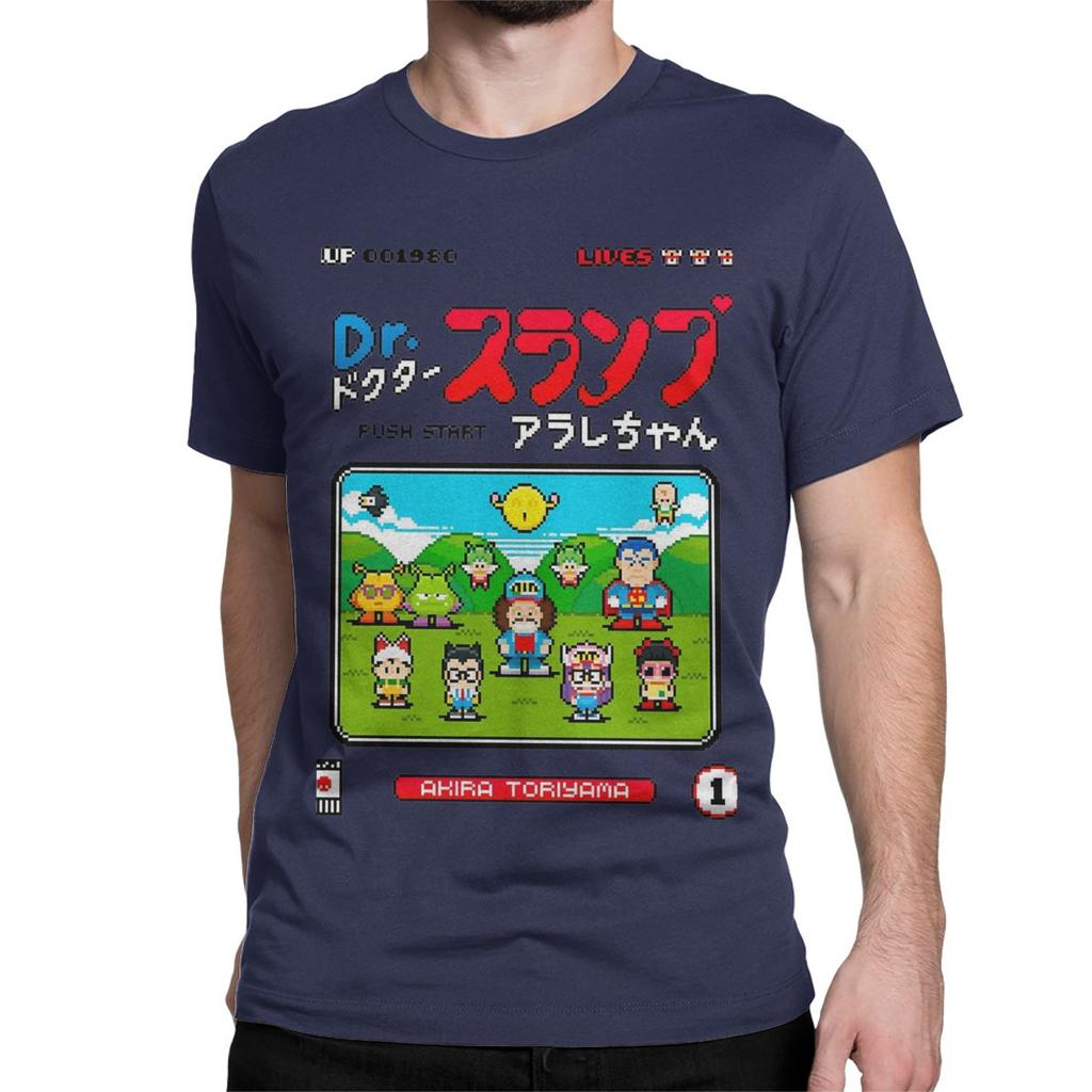 Arale Anime Cute for Men Women T Shirts Dr Slump Vintage Tee Shirt Short Sleeve Crewneck T-Shirt 100% Cotton Classic Tops