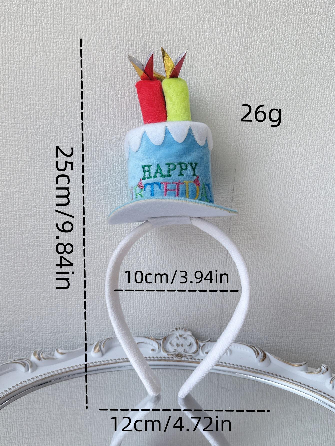 

Аксессуары для волос Повязка на голову на день рождения Свеча С днем рождения Корейский стиль Повязка на голову Торт Красочный Женский Обруч для волос Головной убор