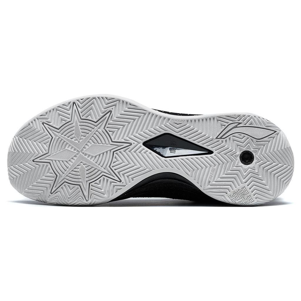 Li Ning Liren 3 V2 Obsidian Cushioning Low top Basketball Shoes Men's Night Black ABAT057-7