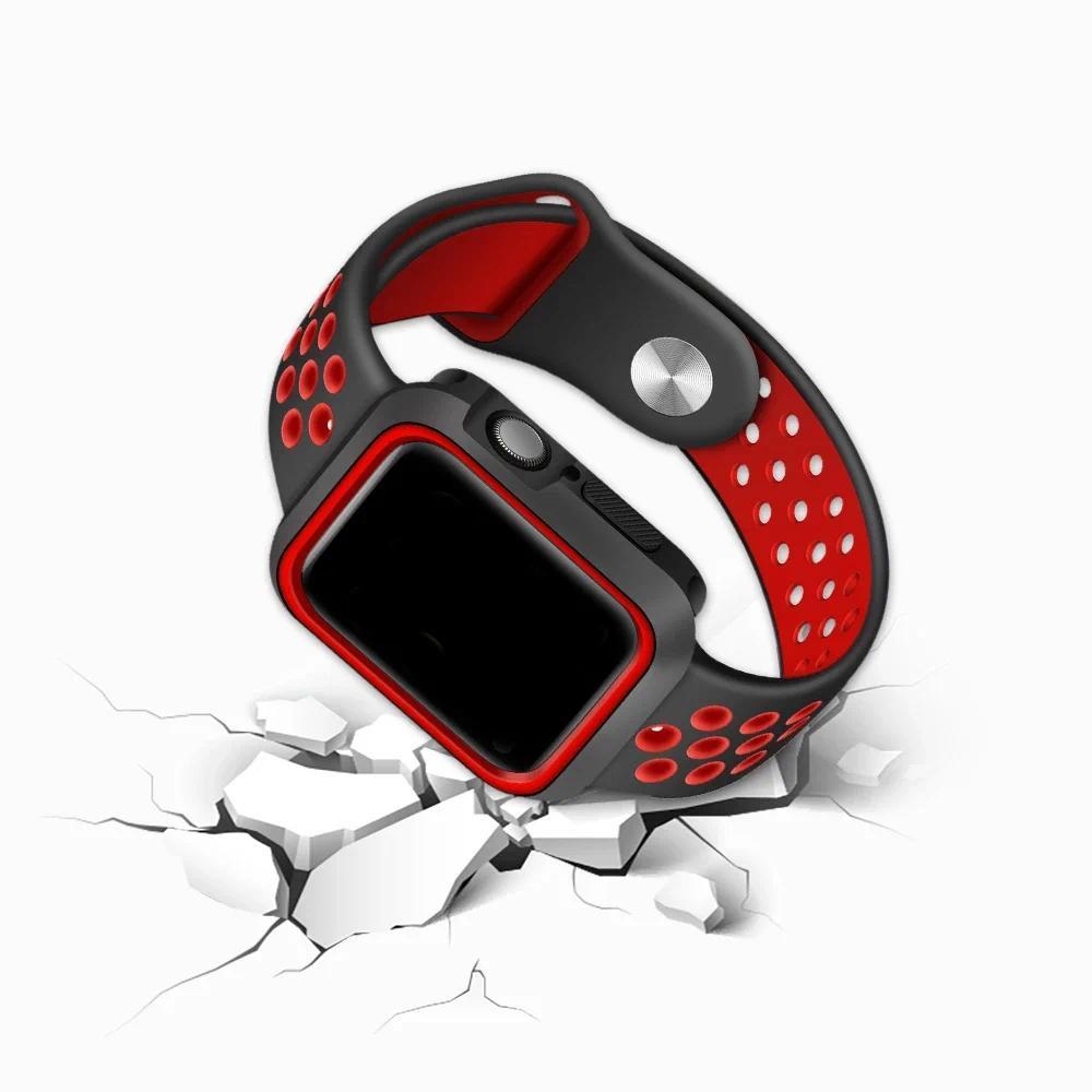 Case for Apple Watch 9 8 7 6 SE 5 3 Bumper Cover Protection Shell Cover Accessories IWatch 42MM 41MM 38MM 45MM 44MM 40MM Case