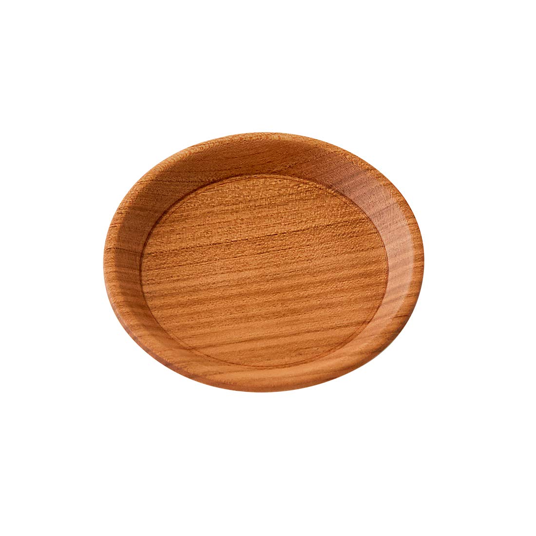 

Woodpecker Wooden Plate, Wild Cherry Wood, Made in Japan, Natural Wood Round Tray, Lunch Plate, Wild Cherry Wood Plate (SS Size)
