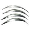 4Pcs Generic Car Wheel Eyebrow Arch Trims Car Wheel Brow Decorative Strip Wheel Eyebrow Protectors for Truck Auto Body Edge