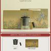 Simple style 1011 new glass tea separation cup household anti-scalding tea cup personal gift