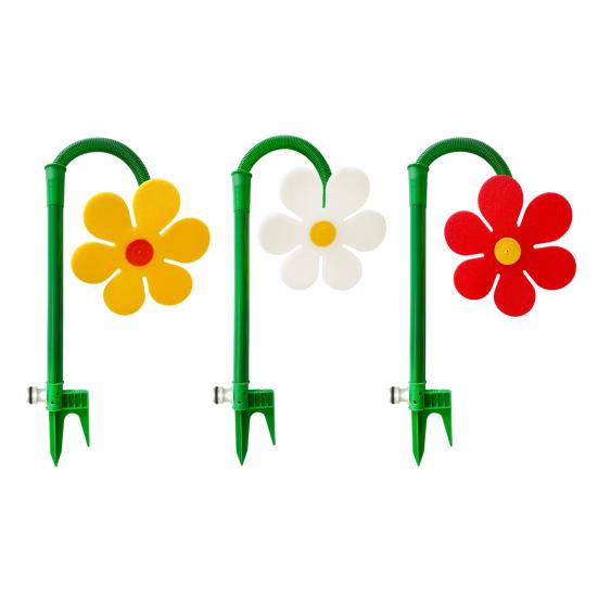 Dancing Flower Sprinkler for Dogs Crazy Flower Lawn Sprinklers with Spike Garden Irrigation Tool for Yard Watering Decoration