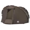 Fishing Tent for 5 Persons Brown Waterproof