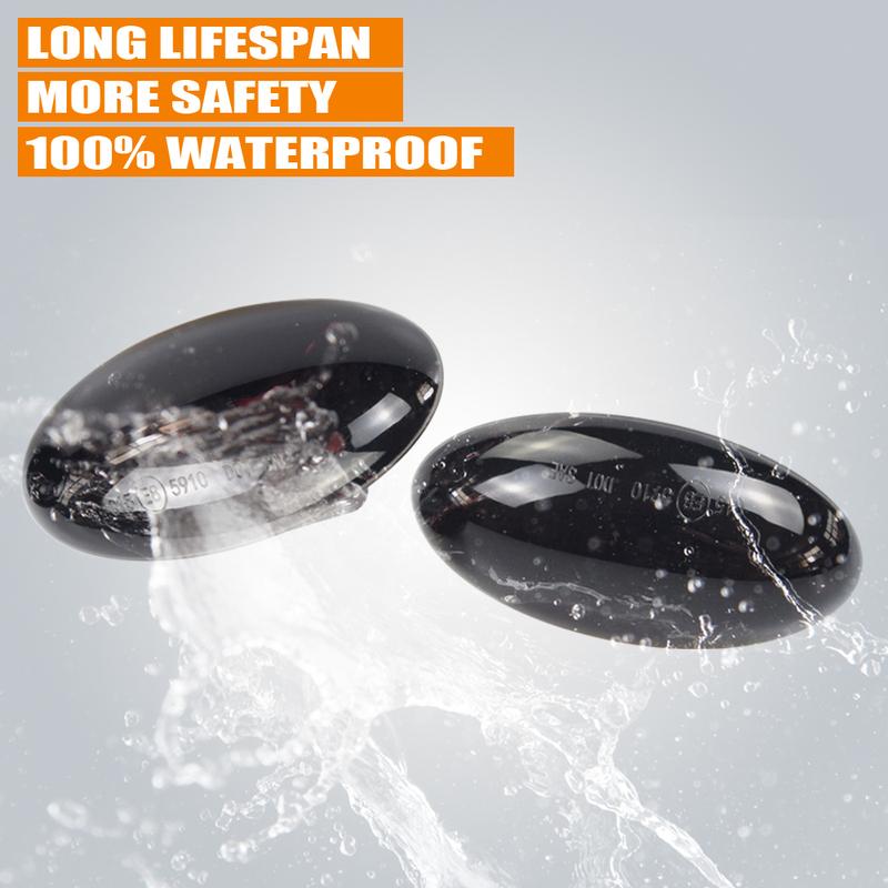 2pcs Led Dynamic Turn Signal Side Marker Light Sequential Blinker Lamp For Peugeot 307 206 407 107 607 1007 Partner Expert