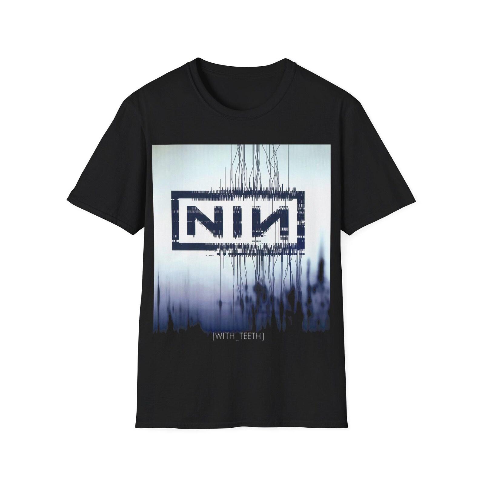 Nine Inch Nails Shirt, NIN Band Tee, Industrial Rock Music Merch, Trent Reznor Fan Gift, Alternative Metal Concert T shirt S