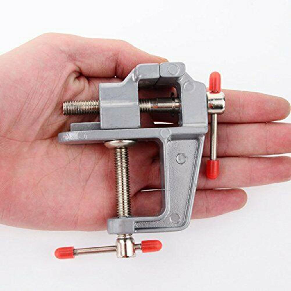 Vice Vise Table Swivel Lock Aluminum alloy Bench Clamp Pliers Portable