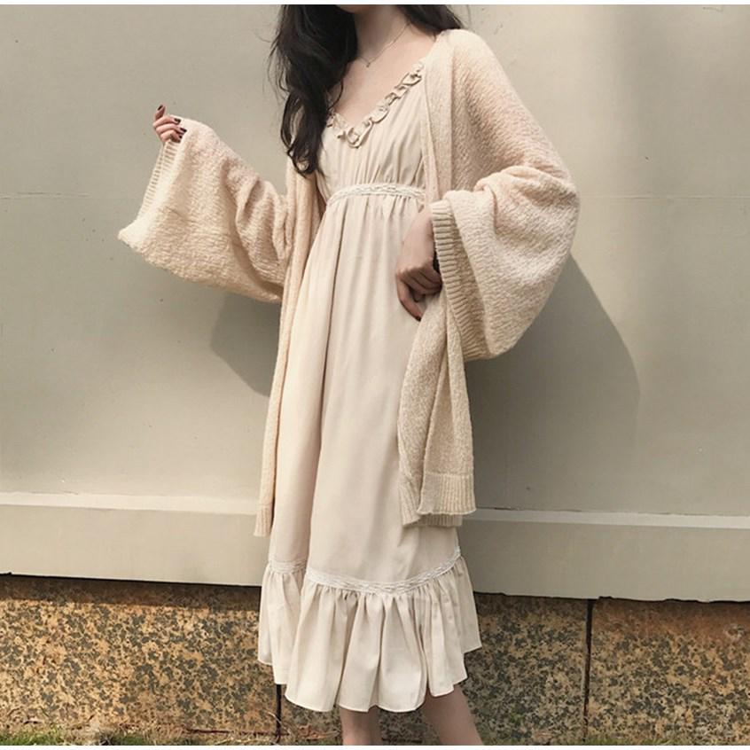 2025 Chic Loose Knit Cardigan: Women's Mid-Length, Lightweight, Sun-Protective Summer Wear