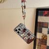 IPhone 17/16 Pro Max Koreansk Stil Katt & Hund Telefonfodral med Handrem