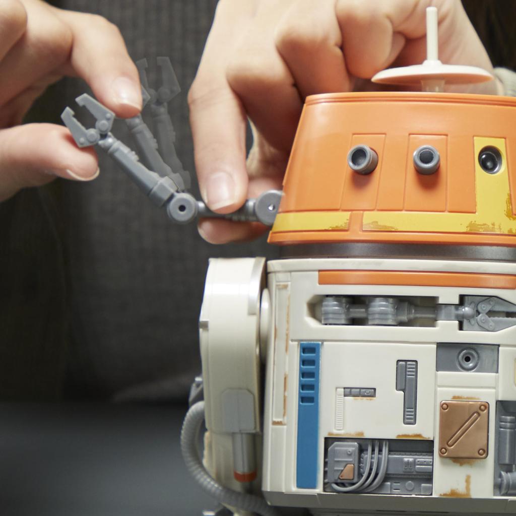 Hasbro Star Wars Ahsoka Chatterbuck Star Wars Animatrônico Mais de 40 Sons e Movimentos Interativos Star Wars Idades 4 e Autêntico Chopper, Brinquedo,