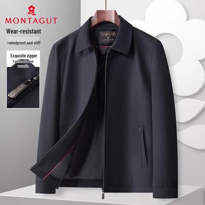 MONTAGUT Herren Frühlings Business Casual Jacke