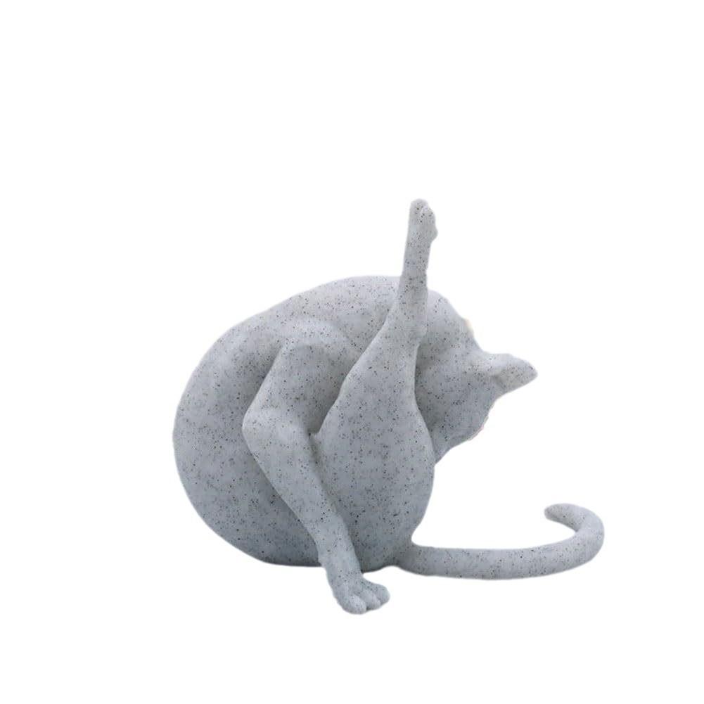 

Стиль Очаровательная Американская Забавная Фигурка Кошки Причудливая Скульптура Кошки Идея Подарок