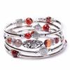 Bohemian Emperor Stone Multi-layer Wrap Bracelet – Women's Natural Stone Beaded Bangle