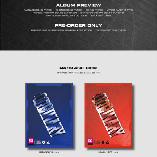 Stray Kids - - ODDINARY (SCANNING Ver., MASK OFF Ver. Random General